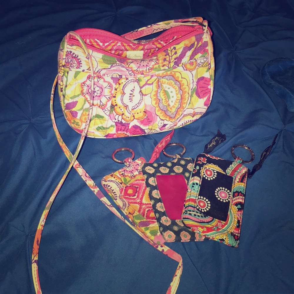 Vera Bradley crossbody and coin purse bundle